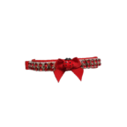 Red Ladybug Cutie Rhinestone Dog Collar